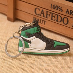 Designer sport shoes keychain festive sneaker key chain pvc fashion bag mini pendant keychains