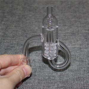 Röktillbehör Diamond Loop Quartz Banger Nail Glass Carb Cap Recycler Nails 10mm 14mm 18mm Hane Hona for Water Pipes