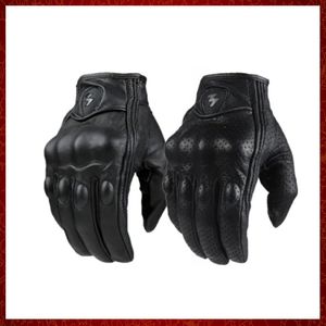 ST563 Moto uomo donna moto pelle Guanti invernali ciclismo carbonio moto motocross motore Nuovo