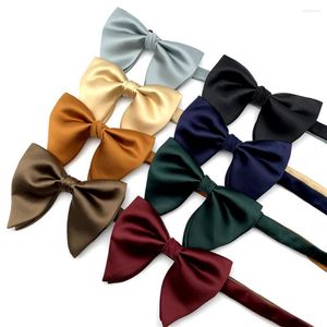 Bow Ties Designers Brand Fashion Silk Tie For Men Women Party Wedding Butterfly Casual Double Layer Bowtie Men's Gift With Box