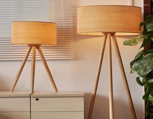 Golvlampor TREEPRONGERAD LAMP Modernt ek Simple Corner Light Nordic Decoration For Bedroom vardagsrum Hem inomhus LED -lampor