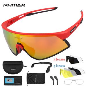 Óculos de olhos ao ar livre Phmax Ultralight polarized Cycling Sunglasses Sports Bicycle Glasses Men Women Bike Sun Glasses Goggles 221124