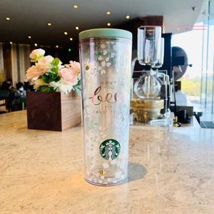 Starbucks Valentine's Day Mub Little Bee 473 ml plastik towarzyszący słodki kubek słodkiej wody 2xf8