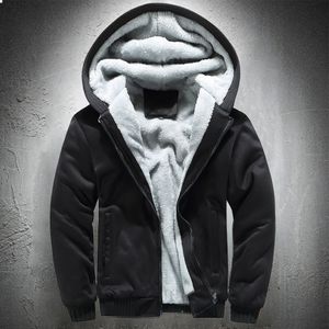 Erkek Ceket Kış Hoodie Ceket Erkekler Spor Kalın S Sweatshirts Ceket Kürk Sıcak fermuar Up Sıradan Sweatshirt artı 221124