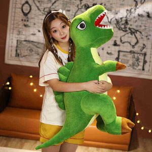 Big Size Dinosaur Plush Pillow Toys Cartoon Spinosaur Dino Dolls fylld mjuk djur leksak kreativ Xmas gåva till baby barn j220729