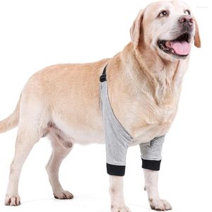 Dog Apparel Pet Elbow Brace Protector Front Leg Knee Pad Soft Breathable Pain Relief Shoulder Support Sleeves For Canine