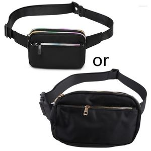 Bolsas de cintura Bolsa de cinto Fanny Pack Phone Dinheiro Dinheiro Casos leves Cores Zipper Moda Bolsa de Viagem