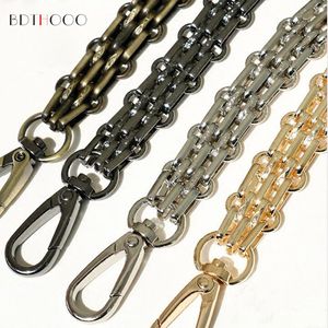 Bag Parts Accessories Steel Chain DIY Gold Silver Gun Black Bronze 16mm Metal Replacement Shoulder Strap for Handbag Purse Handle 221124