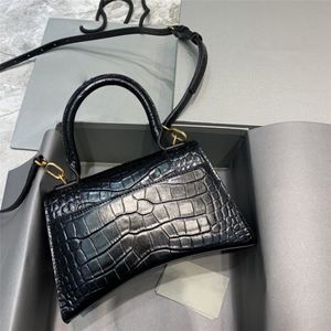 7A Top Designer Taschen Handtasche One Shoulder Messenger Bag Classic Fashion Krokodil Muster Sanduhr Tasche Damen Echtleder Tasche Luxus Markentaschen nach Maß