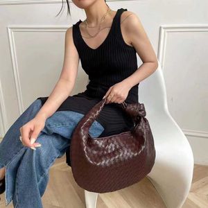 Hobo Candy 40cm Jodie Tote Bag Fashion الأكياس المنسوجة يدويًا طباعة جلدية على الكتف الكتف الكبيرة السيدات السيدات المعقدة مقبضًا غير رسمي 221103