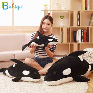 Babiqu 1Pc 50120Cm Whale Pop Cuscino Orcinus Orca Squalo bianco e nero Peluche Peluche per bambini Ragazzi Ragazze Regali carini J220729