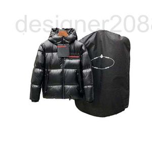 Erkekler Down Parkas Designer Tasarımcısı Kaput ve Güneşlik ile Yüksek Kalite Down Ceket Erkekler Kısa Bütçe Kış Moda Kadın Çift% 90 Beyaz Ördek Kalın M-3XL W67W