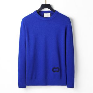 Varumärkes Mens Designer Sweater Black Blue Grey Crew Neck Knitwear Jumpers Christmas Europe and America Luxury Long Sleeve Mens Women Sweaters High-end Design