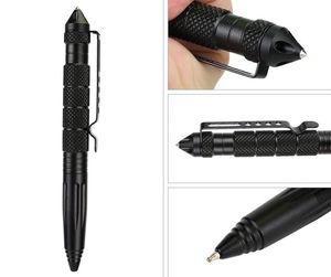 Utomhus prylar Taktiskt pennverktygsglasbrytare aluminiumlegering EDC Survival Gear Tools Writing Ball Point Pennor