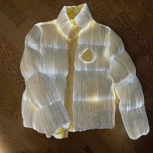 Stylish High Version Luminous Parka Windbreaker Jacket