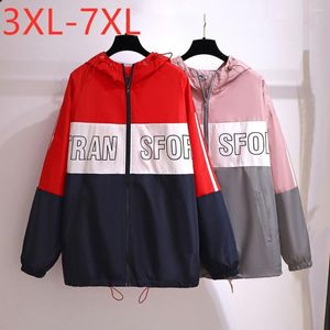 Kvinnorjackor damer Autumn Winter Plus Size Women Clothing Sports Jacket Hoodie för stor långärmad lös röd baseballrock -