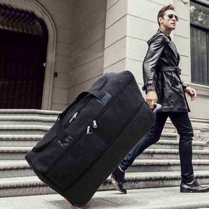 Travel tale inch large capacity rolling luggage bag trolley travel carry on spinner wheels suitcase J220707