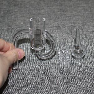 Rökning 10mm 14 mm diamantknutslinge kvarts bangers domeless återvinnarolja banger nagel för glas bongs dab riggar