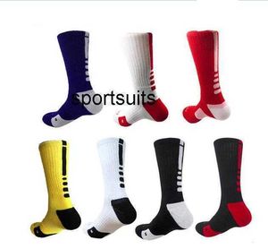 Professionelle Elite -Basketball -Socken Langknie Sportleitender Sportsocken Männer Fashion Walking Running Tennis Sports Socke