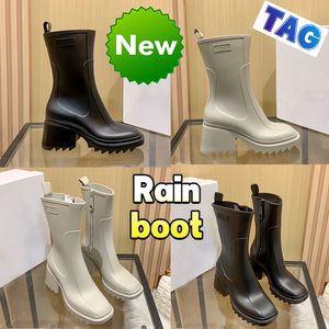 Projektant Cloe Boots Paris Half Kids Bothies Betty Rube Rain Bot-wysokie kolana deszczowe Kolejne buty Buty Masowe śnieg deszczowy Nomad Beige Black Tan Sneakers