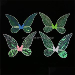 Feste Favor Favor Favory Supplies Festive Home Garden Girl Fairy Wings Butterfly Roupas Shining Princess Halloween Cosplay Co Dh5jn