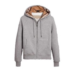 Fermuar Kadınlar İnce Hoodie Kazak Markalar İlkbahar Sonbahar Ve Kış Pamuk Top Boyut S-XXL Toptan Tops ile Bayan Kapüşonlular Kazak Ceketler Tasarımcılar