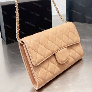 Kadınlar Lüks Omuz Çantaları Woc Tasarımcı Crossbody Lüks Çanta Kanal Çanta Gerçek Deri Debriyaj Çantalar Mini Cüzdan