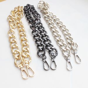 Bag Parts Accessories Portable Metal Chains Strap For s Handbag Handles Bronze Silver golden DIY Hardware 221124