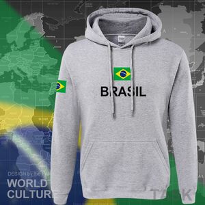 Felpe con cappuccio da uomo Felpe Brasile felpa con cappuccio da uomo felpa sudore streetwear top maglie abbigliamento tuta nazione bandiera brasiliana Brasil pile BR 221124