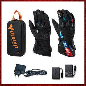 ST412 Skiing Motorcycle Heated Gloves Warm Battery Powered Thermal Waterproof Heating Winter Touch Screen Guantes Para Moto