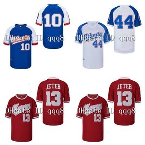 Kolej Beyzbol En Kalite Giyiyor 1 Derek Jeter Amateur Kalamazoo Maroons Jersey Chipper Jones Hank Aaron Atlanta Siyah Kraker Külkü Beyzbol Formaları