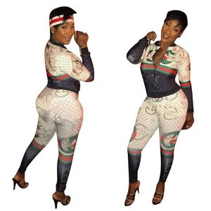 2024 Designer Marca Tracksuits Mulheres Outfits Impresso 2 Peça Conjuntos Jaqueta de Beisebol Calças Jogging Terno Patchwork Manga Longa Senhora Sweatsuit Roupas 9045-8