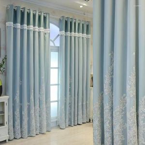 Curtain Curtains For Living Room Dining Bedroom Children's Korean Princess Style Double Shading Cloth Finished Window