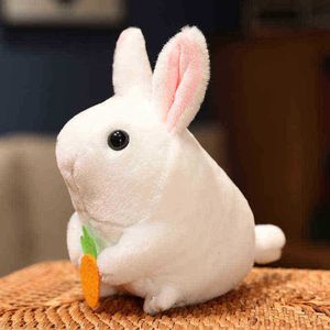 1PC 12cm Creative Plush Animals wirujący ogon króliczka chomika zabawki dla dzieci chłopcy eskorty lalki dekoracje domu dar urodzinowy J220729
