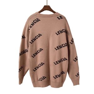 Kvinntröjor Autumn Winter Hoodie Pullovers Fashion Letter Pattern Print Jumper Casual stickade tröjor