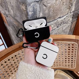 Simple Designer Ear Phone Cases Square Bluetooth Headset Cover For Airpods Pro Case 1 2 3 Protection Shell Couples Earphones Shell