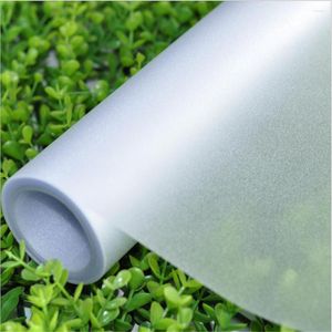 Window Stickers Matte Frosted Film Privacy Sun Blocking Self Adhesive Covering Opaque Glass For Bathroom Office