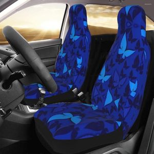 Car Seat Covers Blue Butterflies Universal Cover Protector Interior Accessories Travel Animal Cushion/Cover Polyester Styling