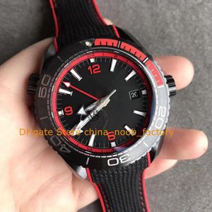 3 Style-Armbanduhren für Herren, 45,5 mm, schwarz-rote Coca-Cola-Keramiklünette, 600 m gummiertes Nylonband, VS-Werksautomatik, Kaliber 8906, mechanische VSF-Uhr