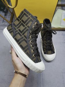 2023 Designer Sneakers Män Skor Domino High Top Canvas Sko Mode Fritidsskor Lyx Kvinnor Sneaker Andningssko