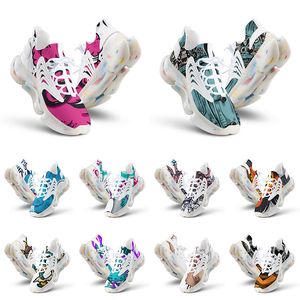 남성 여성 커스텀 신발 Artoon Animal Design DIY Word Black White Blue Red Purple Mens Trainer 102