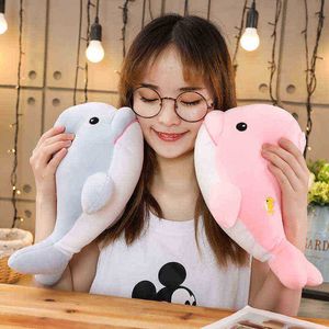 Super Soft 30Cm 1Pc Plush Sea Animals Dolphin Dolls ldren Soft Stuffed Plush Peluche Beautiful Kids Brinquedo Birthday Gifts J220729