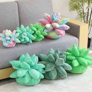 1Pc Simulated succulents Plants Plush Toys Stuffed Cute Pillow Sofa Cushion Soft Plant Dolls For ldren Adults Birthday Gift J220729