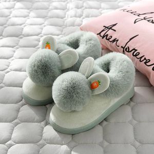 Winter Slipper Fashion Lovely Home Indoor Thick Sole Cartoon Comfortable Warm Cotton Shoes