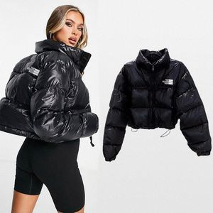Designer TNF Short Puffer Jacket Winter the North Down Jackets Mens Womens Face Long Sleeves Coats Zippers Outerwear Thick Warm Feather Outfit Outwear tops