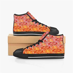 Anpassade skor klassisk duk h￶gskuren skateboard casual trippel svart acceptera anpassning uv tryck l￥g m￤n kvinnor sport sneakers andas f￤rg 892