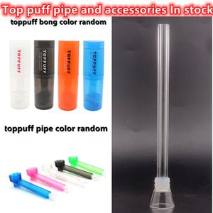 Glass slides downstem slide funnel style pipe TOPPUFF Original glass downstem with silicone ring for Toppuff water glass bong pipes