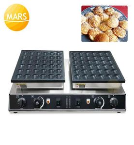 Elektrikt 3672 Holes Dutch Waffle Maker Mini Pan Cake Oven rostfritt stål Poffertjes Grill Pancake Machine Bread Makers ALAR22
