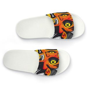 Anpassade skor DIY tillhandah￥ller bilder f￶r att acceptera anpassningsskivor Sandaler Slide Aiuwiu Mens Womens Sport Storlek 36-45