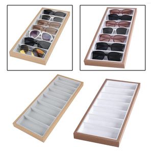 Jewelry Pouches Velvet Glasses Tray Stackable Sunglasses Organizer Storage Holder